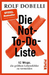 Die Not-To-Do-Liste